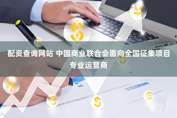 配资查询网站 中国商业联合会面向全国征集项目专业运营商