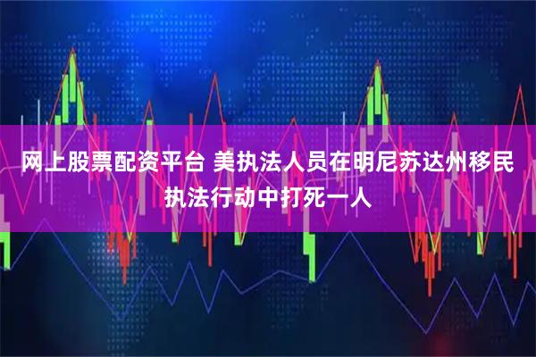 网上股票配资平台 美执法人员在明尼苏达州移民执法行动中打死一人